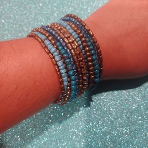 Beaded turquoise bracelet